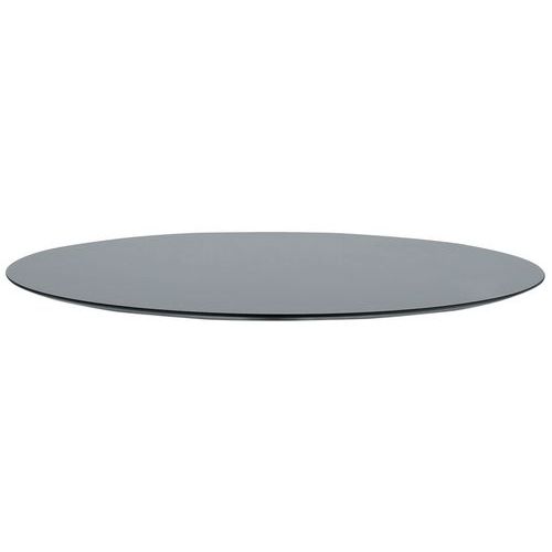 Plateaux Table Ã˜80 Cm Stratifié Ã‰paisseur 12 Mm - Gris Clair
