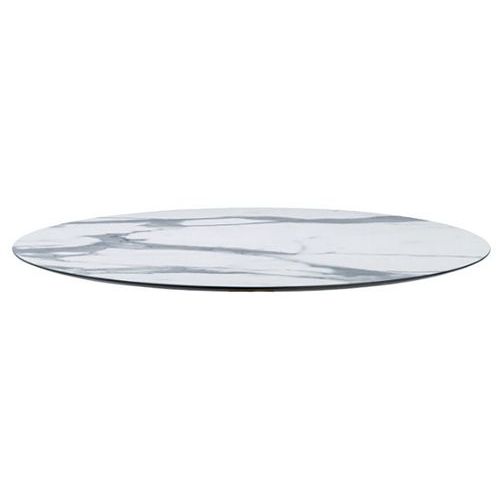 Plateaux Table Ã˜60 Cm Strat Ã‰p. 12 Mm - Effet Marbre