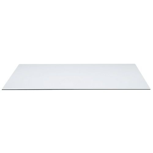 Plateau De Table Tiffany 140 X 80 Cm Strat Ã‰p. 12 Mm Blanc