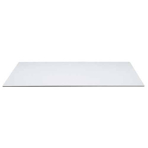 Plateau De Table Tiffany 160 X 80 Cm Strat Ã‰p. 12 Mm Blanc