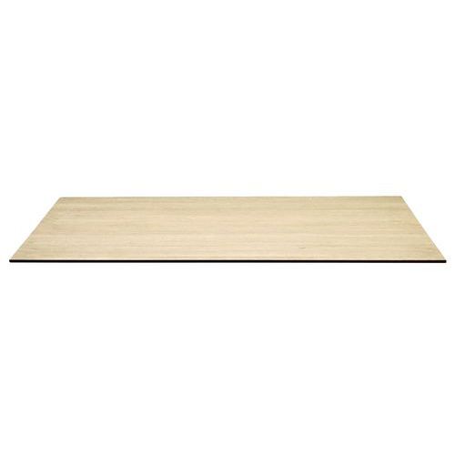 Plateau Table Tiffany 160 X 80 Cm Strat Ã‰p 10 Mm Chêne