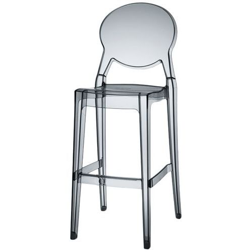 Lot De 2 Tabourets Igloo Hauteur 74 Cm - Transparent Fumé