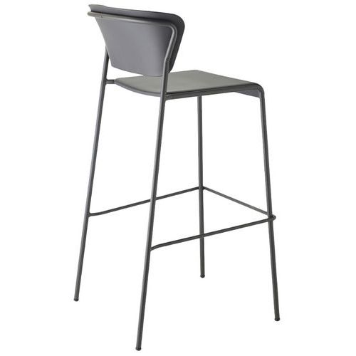 Tabourets Lisa Technopolymère Hauteur 75 Cm - Peint Noir