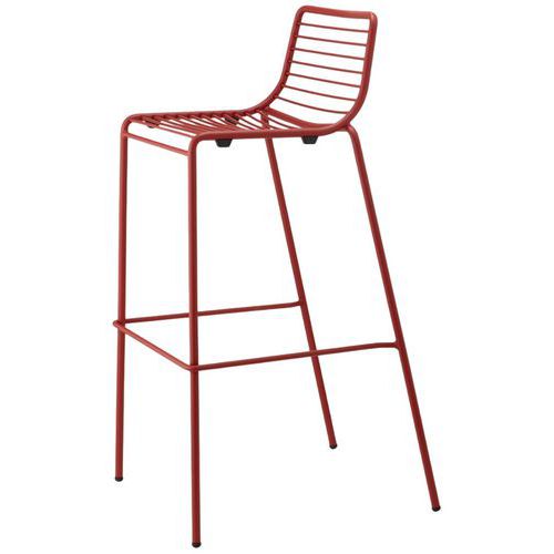 Lot De 2 Tabourets Summer Hauteur 75 Cm - Brique