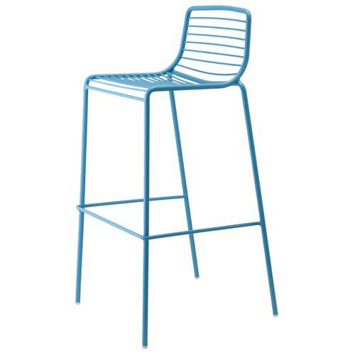 Lot De 2 Tabourets Summer Hauteur 75 Cm - Bleu