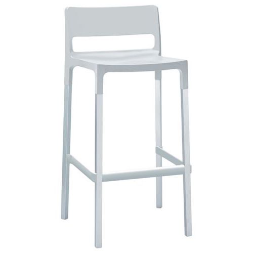 Lot De 4 Tabourets Divo Hauteur 75 Cm Lin/alu