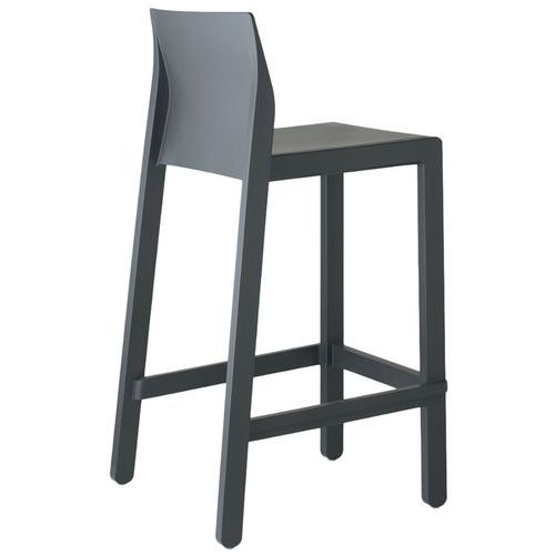 Lot De 4 Tabourets Kate Hauteur 75 Cm - Anthracite