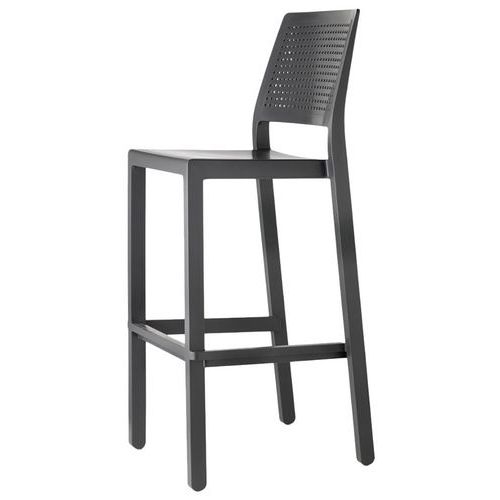 Lot De 4 Tabourets Emi Hauteur 75 Cm - Anthracite