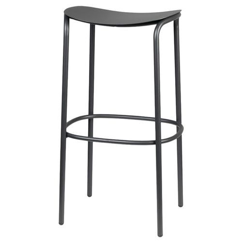 Tabouret Trick Hauteur 75 Cm - Anthracite