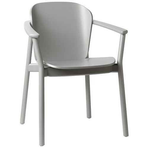 Fauteuil Finn Bois Hêtre Gris