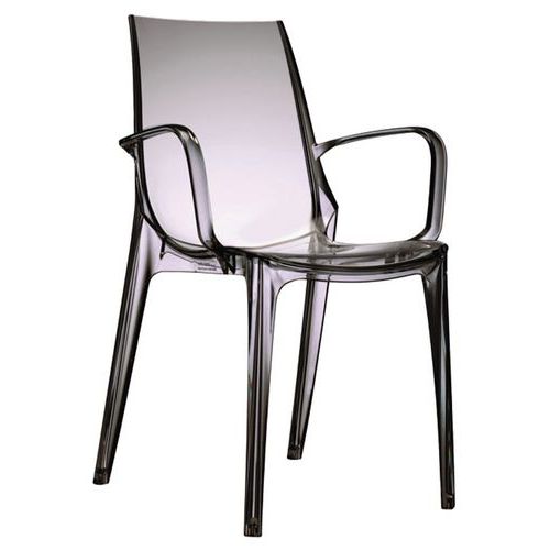 Lot De 2 Fauteuils Vanity - Transparent Fumé