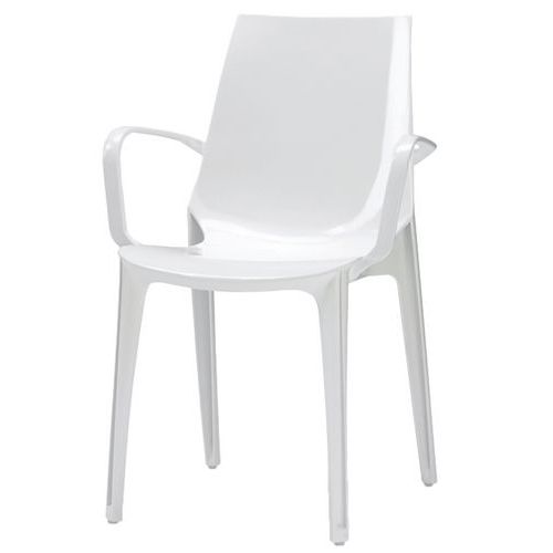 Lot De 2 Fauteuils Vanity - Blanc Brillant