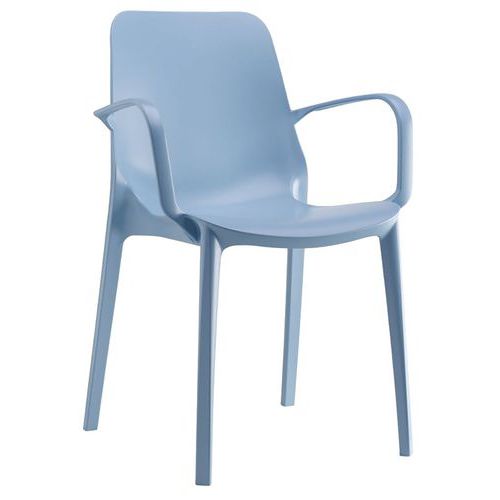 Lot De 4 Fauteuils Ginevra Go Green - Bleu Clair