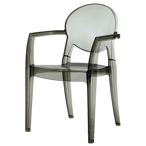 Lot De 4 Fauteuils Igloo Polycarbonate - Transparent Fumé