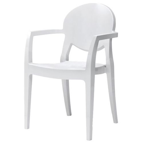 Lot De 4 Fauteuils Igloo Polycarbonate - Blanc Brillant