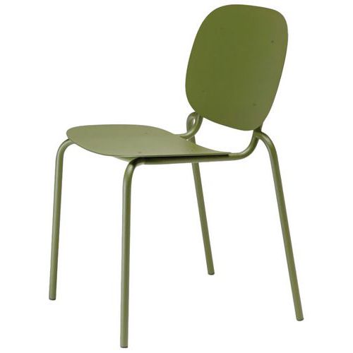 Lot De 2 Chaises Si-si 4 Pieds - Vert Olive