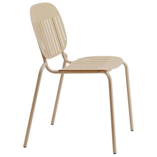 Lot De 2 Chaises Si-si Barcode 4 Pieds - Taupe