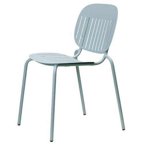 Lot De 2 Chaises Si-si Dots 4 Pieds - Bleu Clair