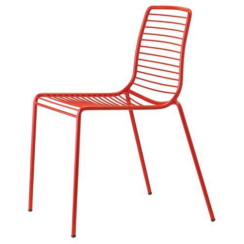 Lot De 2 Chaises Summer 4 Pieds - Brique