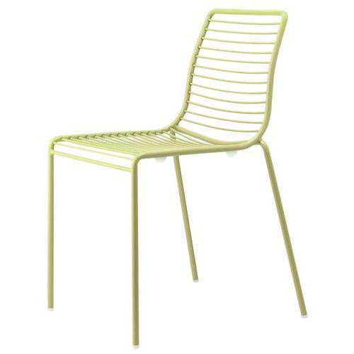 Lot De 2 Chaises Summer 4 Pieds - Vert Tilleul