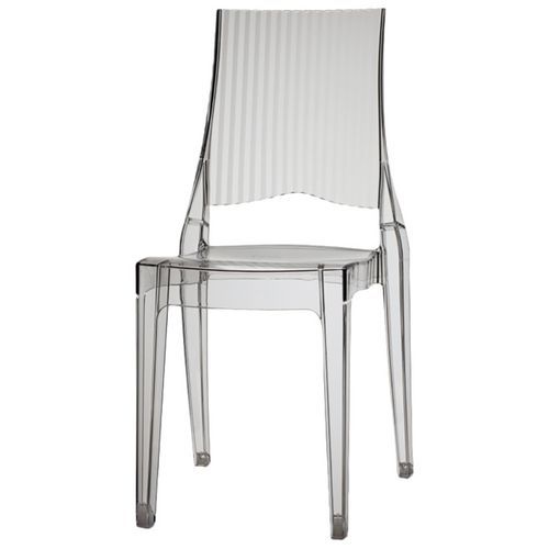 Lot De 4 Chaises Glenda 4 Pieds - Transparent