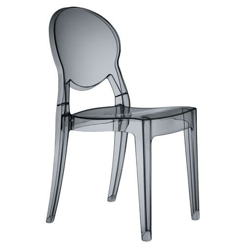 Lot De 4 Chaises Igloo 4 Pieds - Transparent Fumé