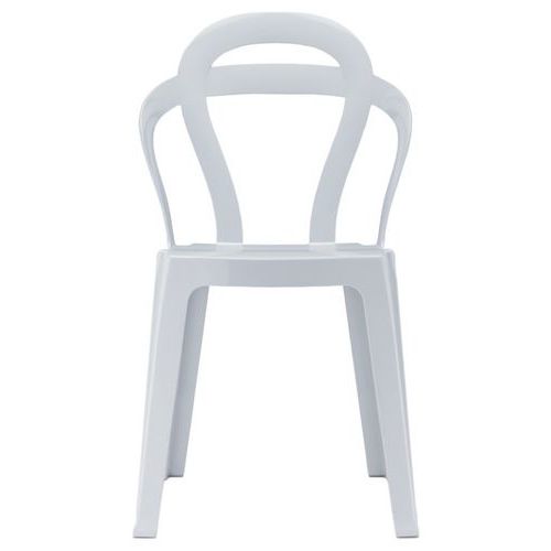 Lot De 4 Chaises Titi 4 Pieds - Blanc Brillant