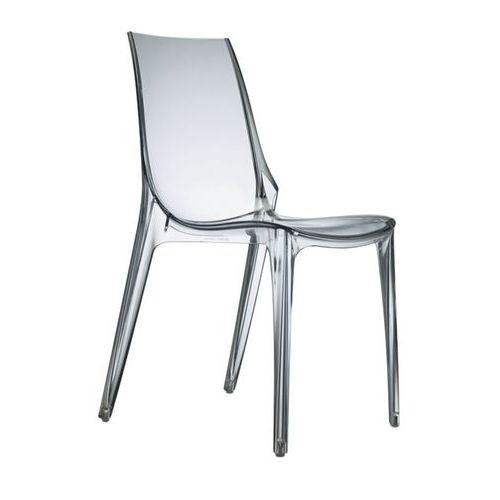 Lot De 4 Chaises Vanity 4 Pieds - Transparent