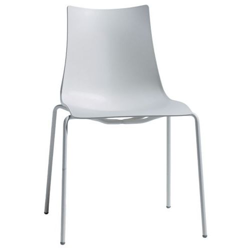 Lot De 4 Chaises Zebra 4 Pieds - Lin/peint Lin