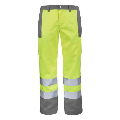 Pantalon Fluo Base Xp Jaune Fluo / Gris Acier 4