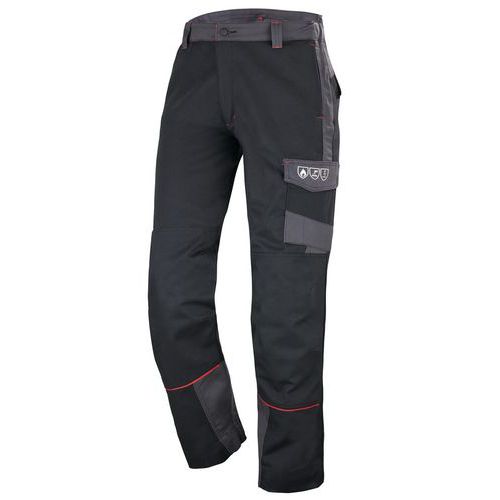 Pantalon De Travail Konekt Classe 1 Noir / Gris Charcoal 3