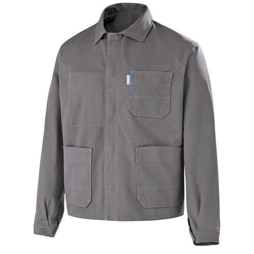 Veste De Travail Essentiels Gris Acier 5