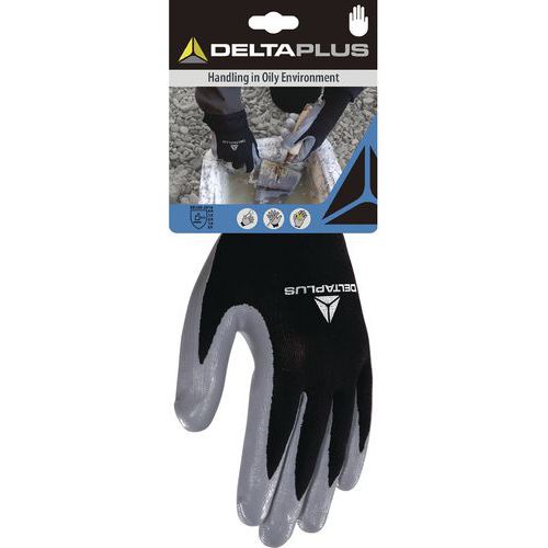 Gants De Manutention Tricot Pes End Nitrile 11 - Dpve712gr11