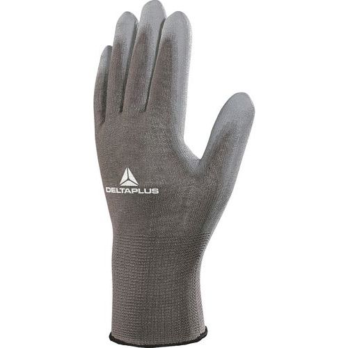 Gants De Manutention Tricot Pes/pu Gris 10 - Ve702pgs10