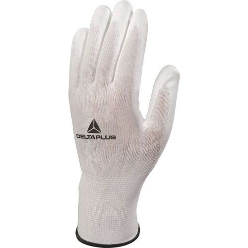 Gants De Manutention Tricot Pes/pu Blanc 11 - Ve702p11