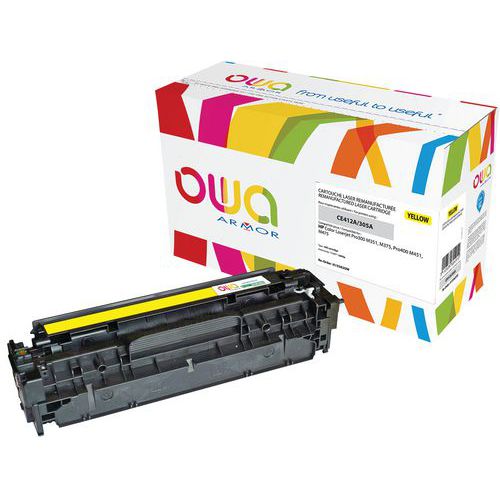 Toner Reconditionné Yellow Hp Ce412a - 2600 P