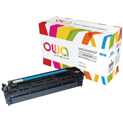 Toner Reconditionné Cyan Hp Cf211a - 1800 P