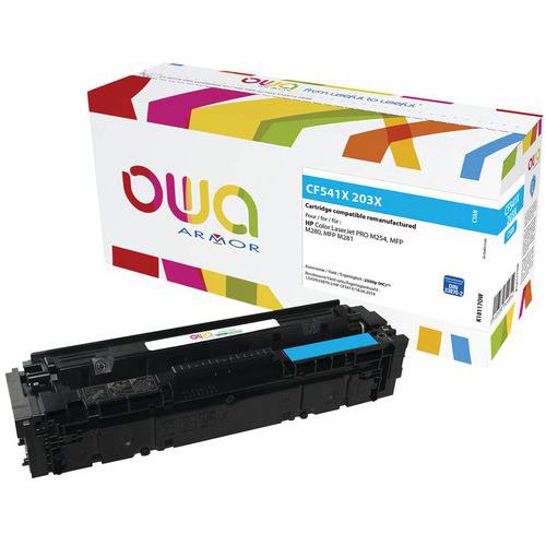 Toner Reconditionné Cyan Hp Cf541x - 2500 P