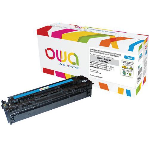 Toner Reconditionné Cyan Hp Cb541a - 1400 P