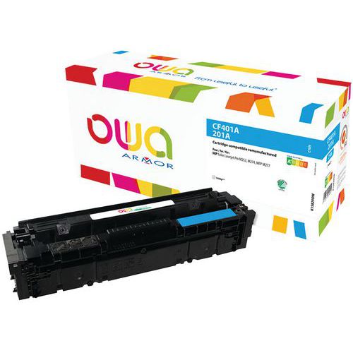 Toner Reconditionné Cyan Hp Cf401a - 1400 P