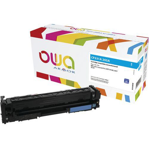 Toner Reconditionné Cyan Hp Cf531a - 900 P