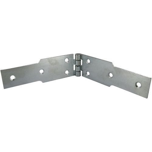 Cime - Charnière à congé 250mm - Acier zingué - Robuste et recyclable