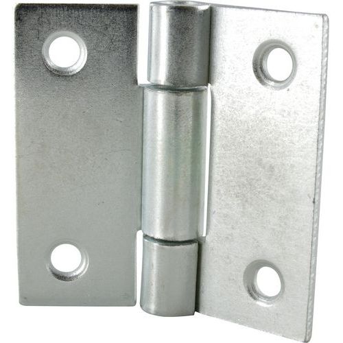 Cime - Charnière Carrée Dégondable 50x50mm - Acier Zingué - 2 Pièces - Recyclable