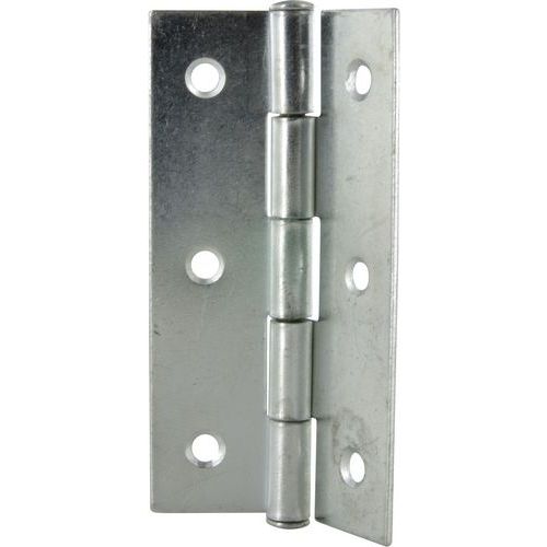 Cime - Charnière rectangulaire acier zingué 80x45mm - Quincaillerie recyclable