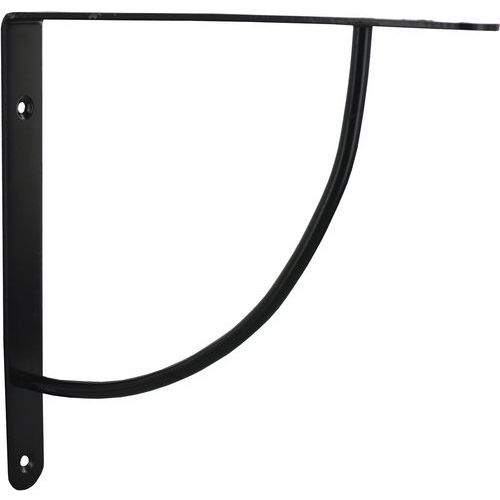 Cime - Console d'angle BIBOP AC - 180x180mm Noir - Acier Éco-responsable