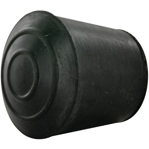 Cime - Embout enveloppant à enfoncer Ø20mm - Caoutchouc - Quincaillerie