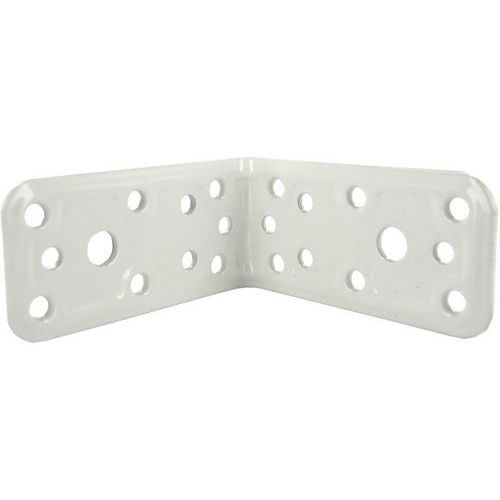 Cime - Équerre d'assemblage 90° - 40x80x80mm Acier - Robuste et Recyclable