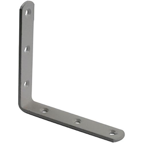 Cime - Équerre d'assemblage bout rond 100x100x15mm Acier - Éco-responsable 80% recyclé