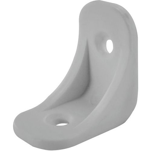 Cime - Équerre d'assemblage plastique blanc 24x24x16mm - Quincaillerie résistante