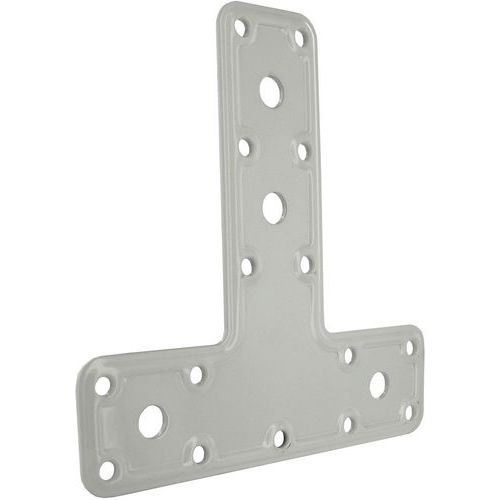 Cime - Équerre d'assemblage T 45x160x160mm Acier - Robuste et Durable - Recyclable